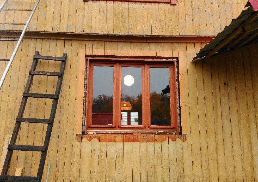 Одинарные деревянные окна
