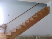 Лестница с буковыми ступенями (6 фото) - №22