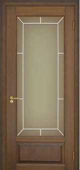 Межкомнатные двери из массива сосны, со стеклом