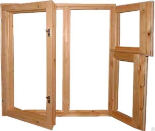 Окно деревянное для дачи
