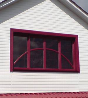 Окно деревянное с переплетом